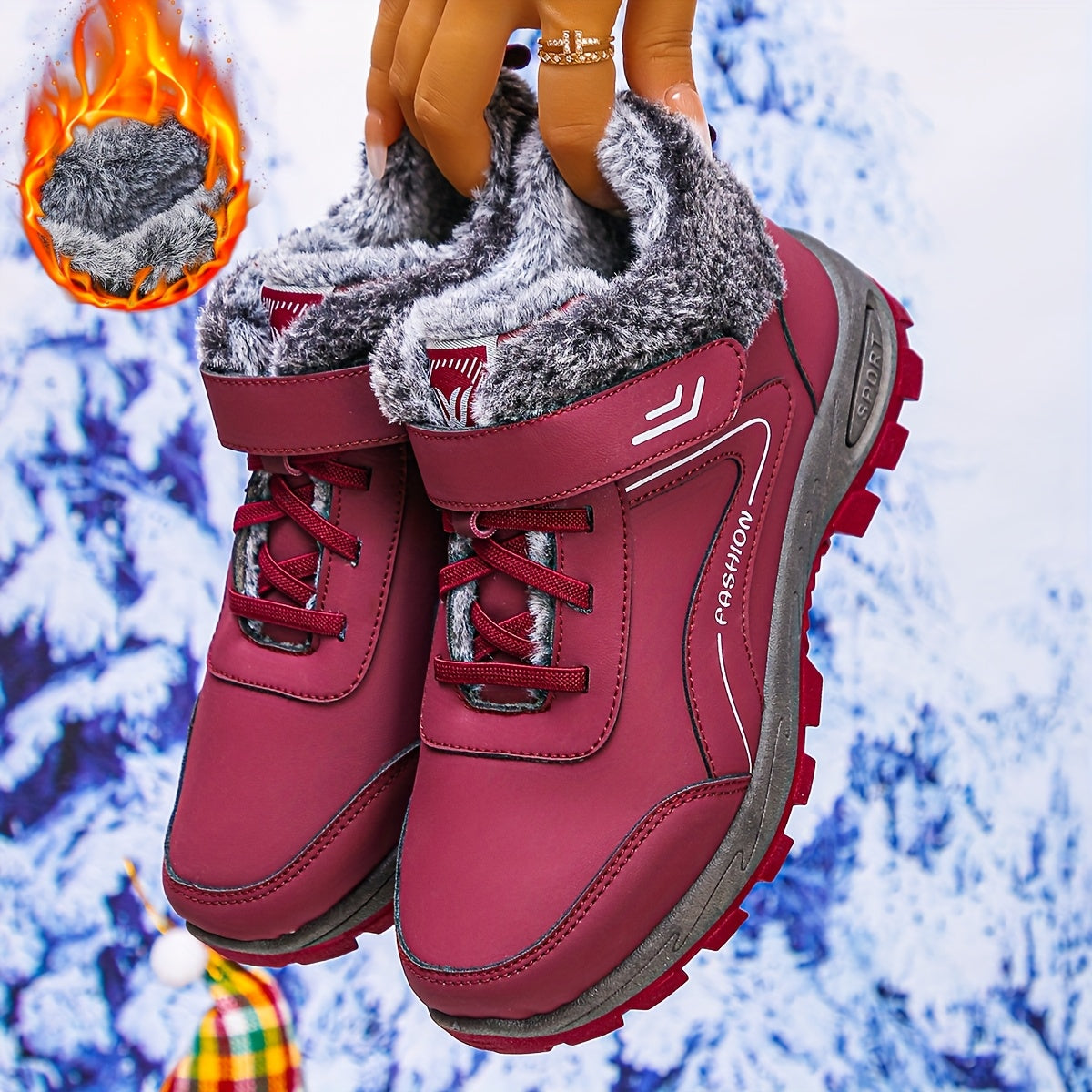 Women'S Winter Warm Ankle Boots