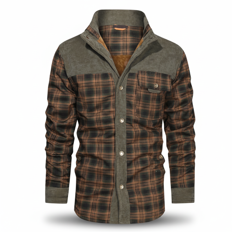 BENWOOD | PLAID LINED SHIRT JACKET