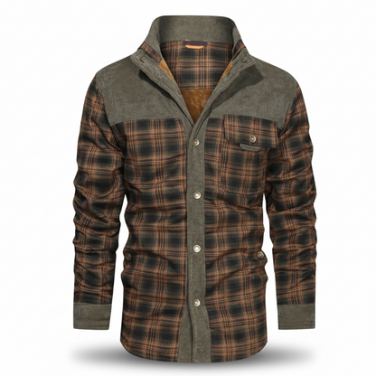 BENWOOD | PLAID LINED SHIRT JACKET