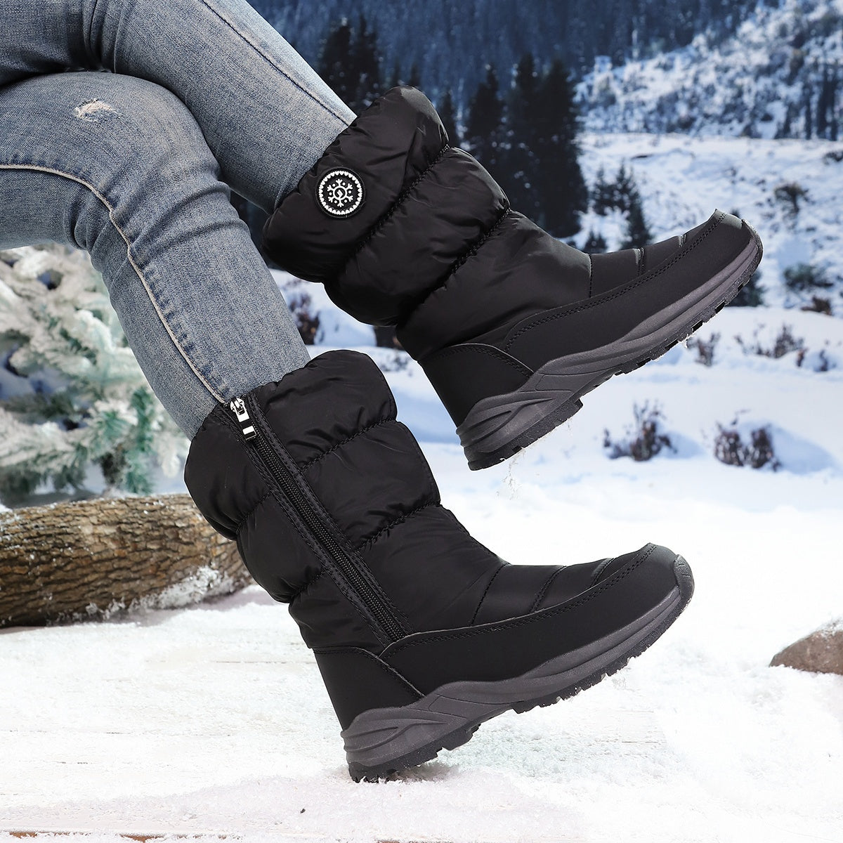 Women's High Quality Winter Mid-Calf Snow Boots