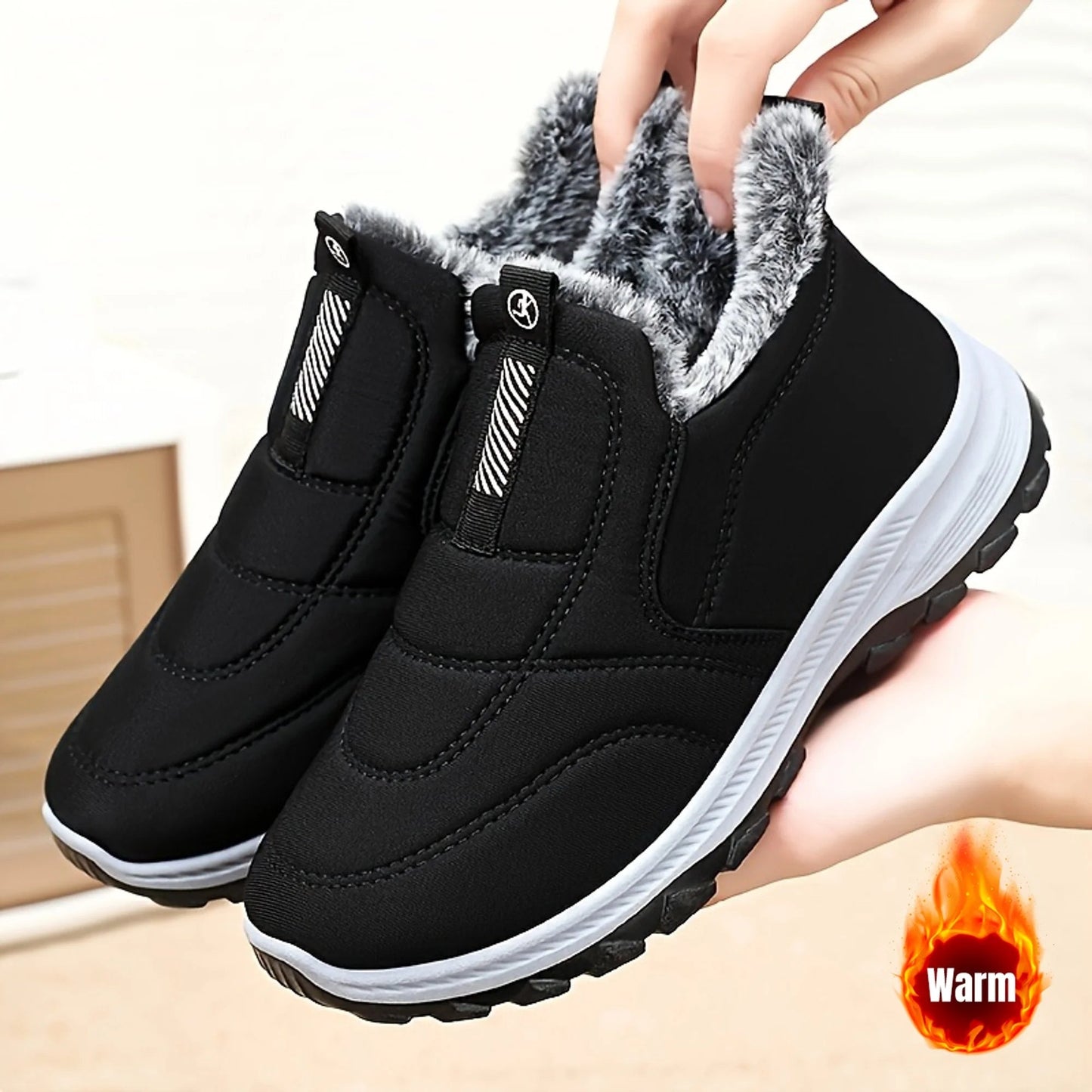 Women's Winter Comfortable Warm Non-Slip Orthopaedic Shoes