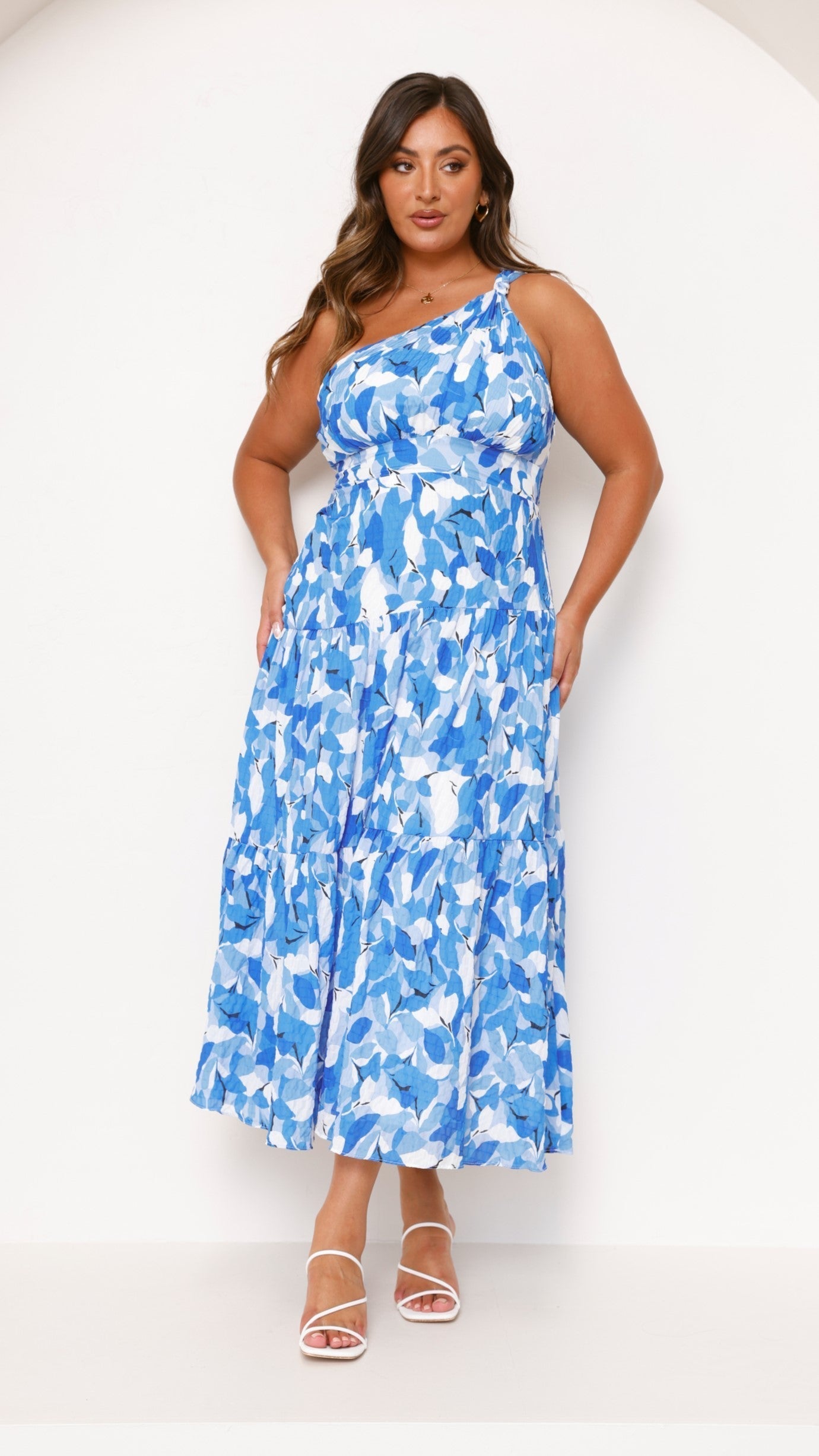 Susan Maxi Dress - Blue Floral