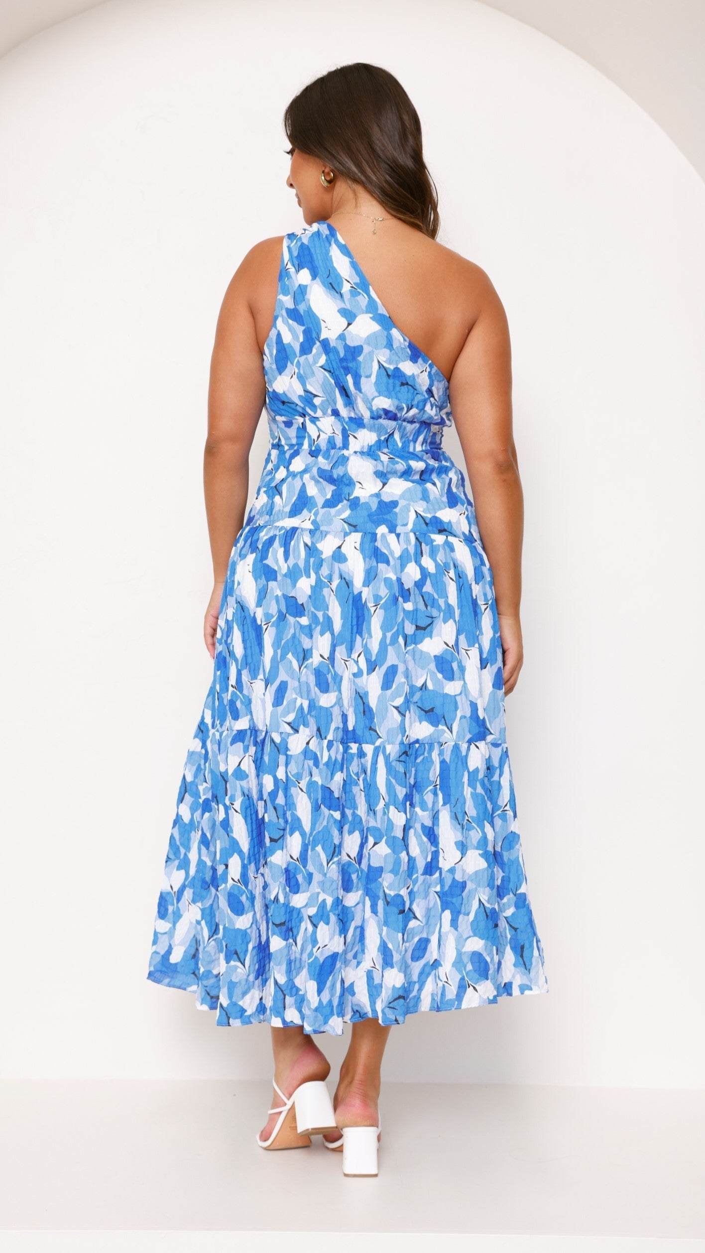 Susan Maxi Dress - Blue Floral