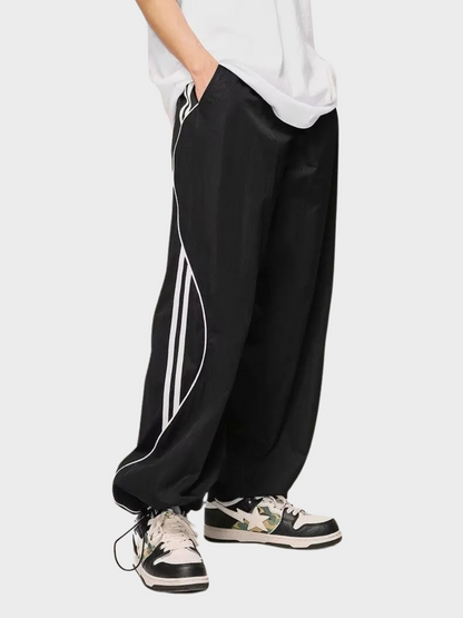 Striped Tech Joggers