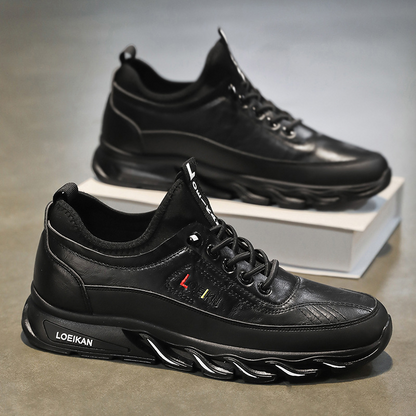 Men's Casual Fashion Orthopedic Hiking Shoes – Anti-Puncture, Anti-Collision, Non-Slip Arch Support  Leather Outdoor Sports Shoes for All-Terrain Performance