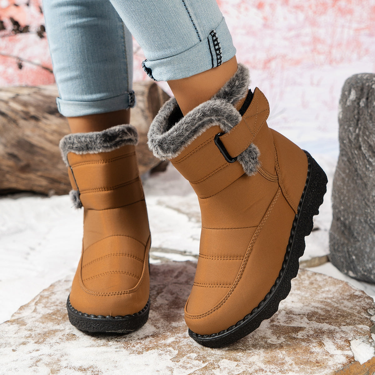 Women's Ankle Fur Snow Winter Boots