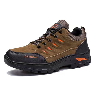 Men’s Outdoor Hiking Boots - Waterproof, Slip-Resistant, Puncture-Proof, Wide Toe Box, Reinforced Toe Protection – Ideal for Hiking, Mountaineering, and Outdoor Adventures