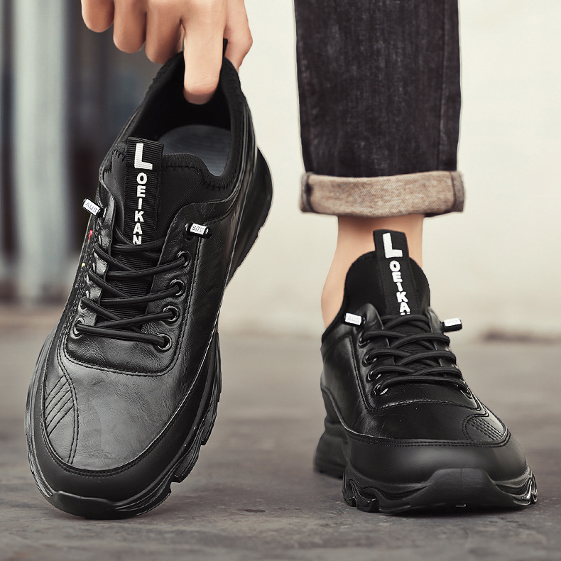 Men's Casual Fashion Orthopedic Hiking Shoes – Anti-Puncture, Anti-Collision, Non-Slip Arch Support  Leather Outdoor Sports Shoes for All-Terrain Performance