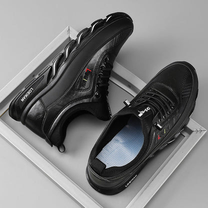 Men's Casual Fashion Orthopedic Hiking Shoes – Anti-Puncture, Anti-Collision, Non-Slip Arch Support  Leather Outdoor Sports Shoes for All-Terrain Performance