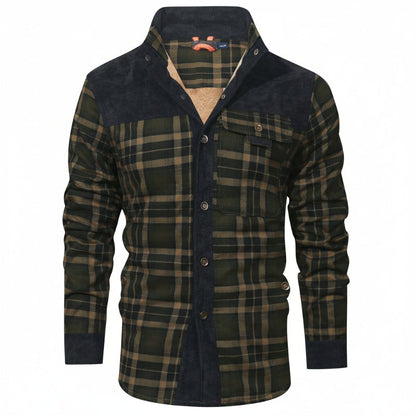 BENWOOD | PLAID LINED SHIRT JACKET