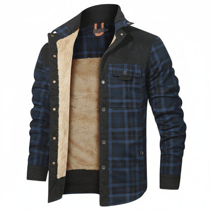 BENWOOD | PLAID LINED SHIRT JACKET