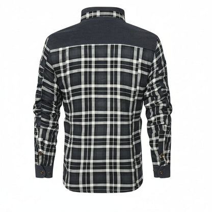 BENWOOD | PLAID LINED SHIRT JACKET