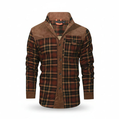 BENWOOD | PLAID LINED SHIRT JACKET