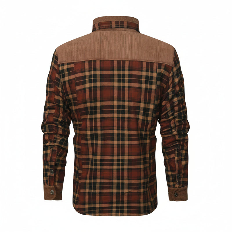 BENWOOD | PLAID LINED SHIRT JACKET