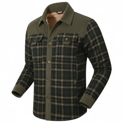 BENWOOD | PLAID LINED SHIRT JACKET
