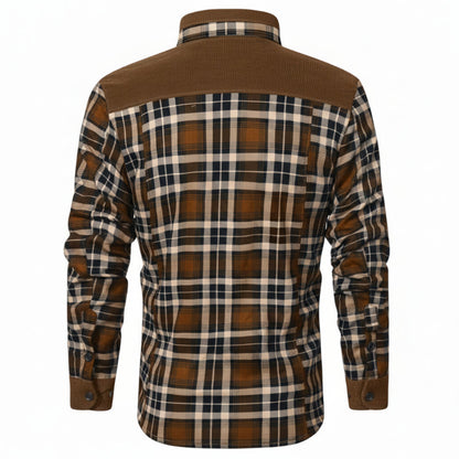 BENWOOD | PLAID LINED SHIRT JACKET