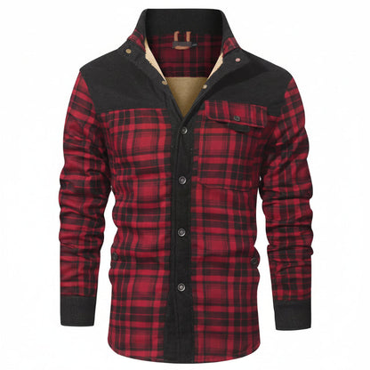 BENWOOD | PLAID LINED SHIRT JACKET