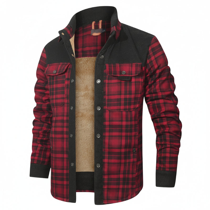 BENWOOD | PLAID LINED SHIRT JACKET