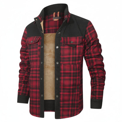 BENWOOD | PLAID LINED SHIRT JACKET