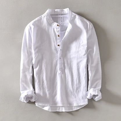 Arvero Linen Mandarin Shirt