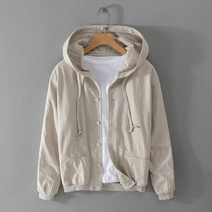 NOAM LINEN HOODIE