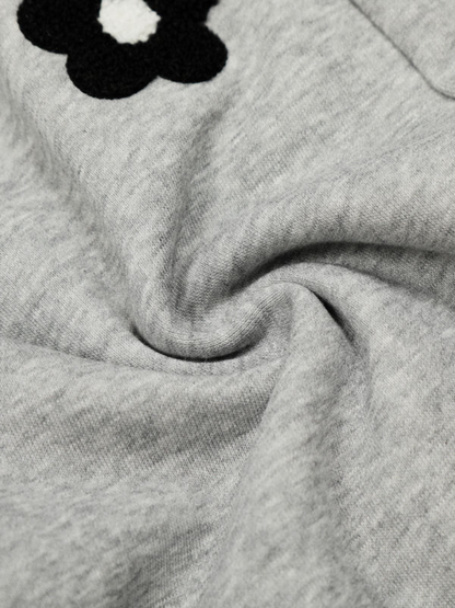 Embroidered Bloom Barrel Sweatpants