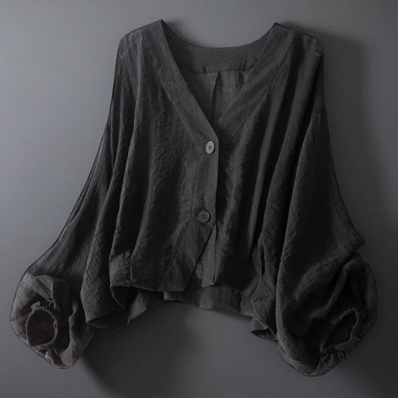 ELARA LINEN BLOUSE