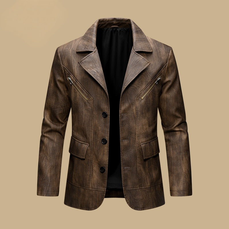 REGAL LEATHER BLAZER