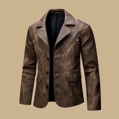 REGAL LEATHER BLAZER