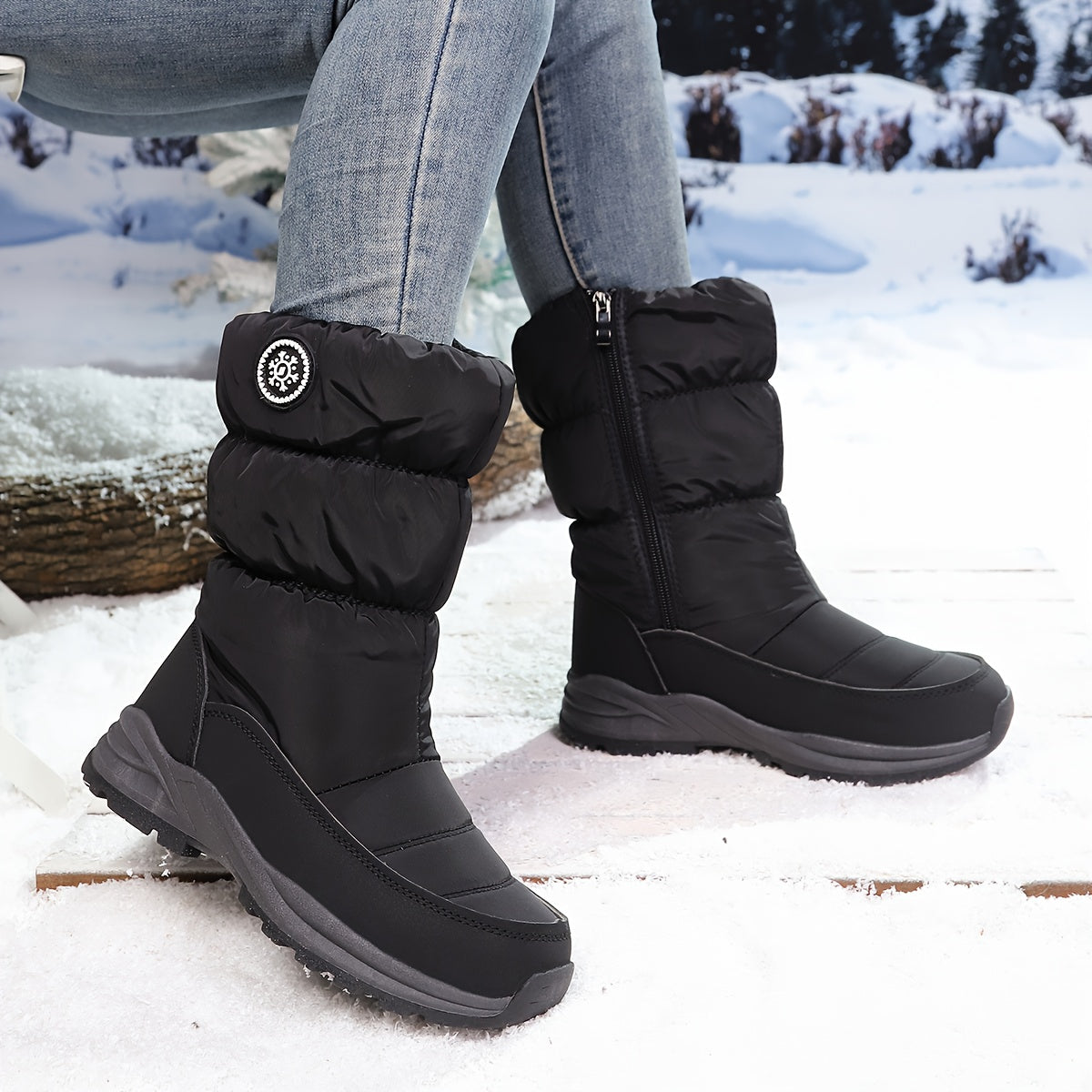 Women's High Quality Winter Mid-Calf Snow Boots