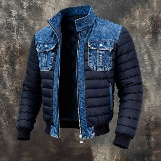 SAM | DENIM QUILTED COAT