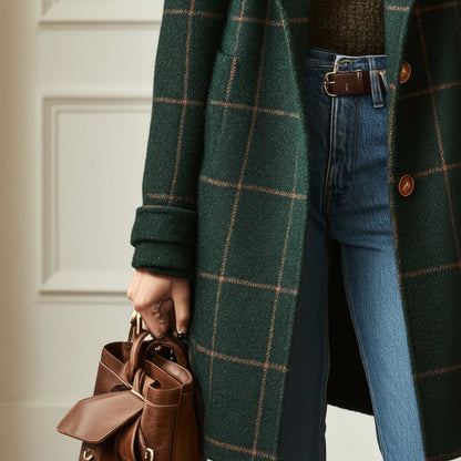 VALERIA HERITAGE PLAID COAT